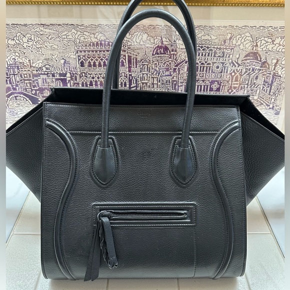 Celine luggage tote - large. Like new! This bag is in excellent condition - Picture 3 of 9